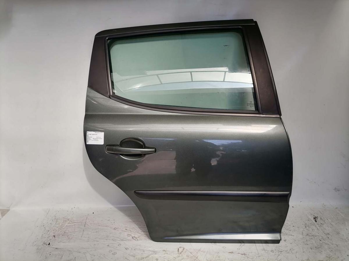 Peugeot 207 SW Kombi original Tür hinten rechts EZQ Manitobagraumetallic BJ08